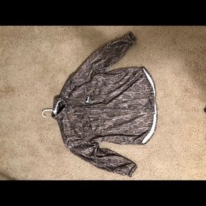 Banded Tec fleece button down